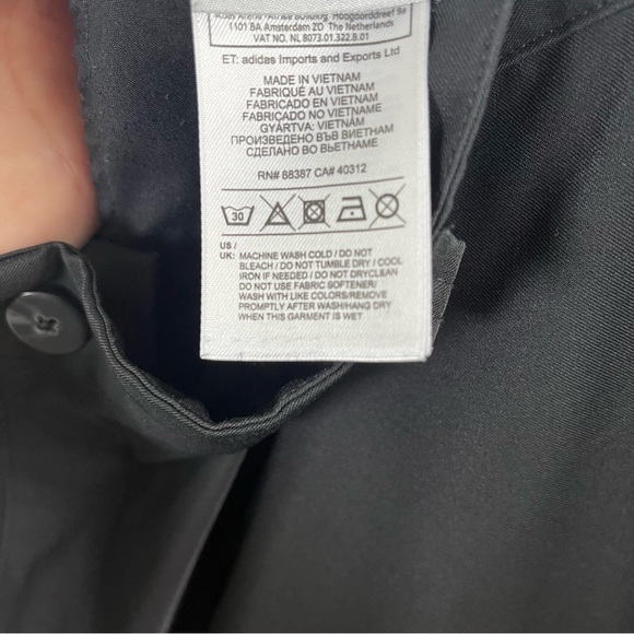 adidas Men's Climalite Black Flat Front Golf Shorts 40 - Picture 6 of 7